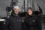 Bertrand DELESNE et Justine METTRAU sur Teamwork / Class 40 N°115